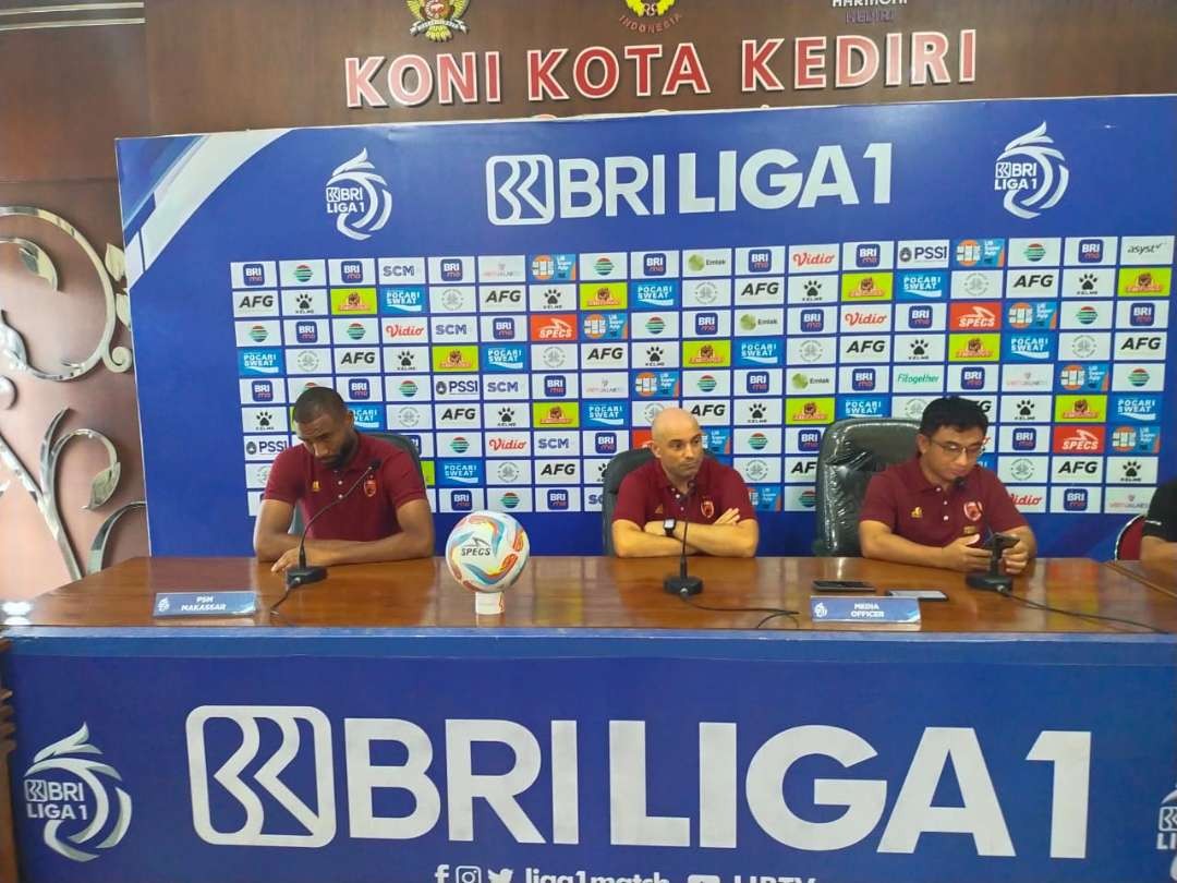 Pelatih PSM Makassar Benardo Tavares memuji Persik Kediri sebagi tim kuat secara kolektif dan sulit dikalahkan apabila bermain di Stadion Brawijaya Kediri (Istimewa)