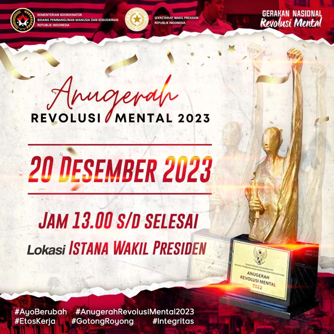 Kemenko PMK gelar Anugerah Revolusi Mental (ARM). (Foto: Dok Kemenko PMK)