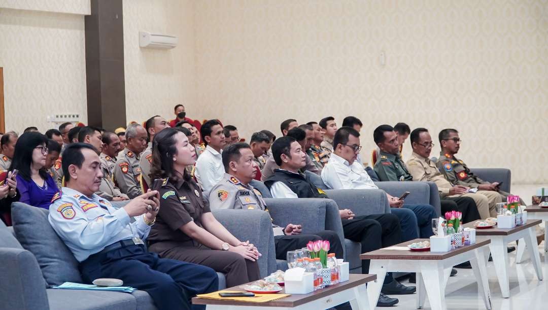 Polres Lamongan menggelar Rakor Lintas Sektoral rencana Operasi Lilin Semeru 2023 (Foto :Istimewa)