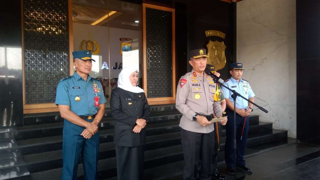 Kapolda Jatim, Irjen Pol Imam Sugianto usai apel pasukan di Mapolda Jatim, Surabaya, Kamis 21 Desember 2023. (Foto: Istimewa)