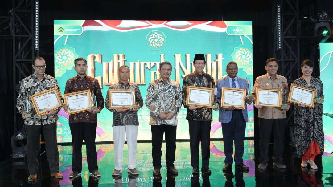 Badan Litbang dan Diklat Kementerian Agama memberikan penghargaan dalam penguatan Moderasi Beragama atau Moderasi Beragama Award 2023. (Foto: Istimewa)