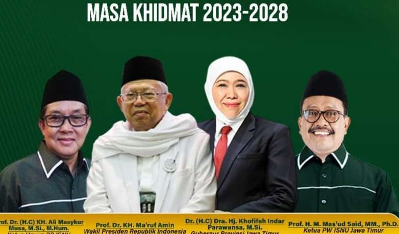 Jelang pelantikan Pengurus Wilayah (PW) Ikatan Sarjana Nahdlatul Ulama (ISNU) Jawa Timur periode 2023-2028.