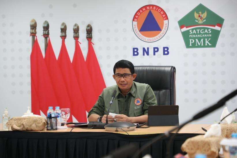 Kepala BNPB Letjen TNI Suharyanto mengingatkan pemerintah daerah untuk bersiaga di objek-objek wisata selama libur Natal dan Tahun Baru (Nataru) 2024. (Foto: Dok BNPB)