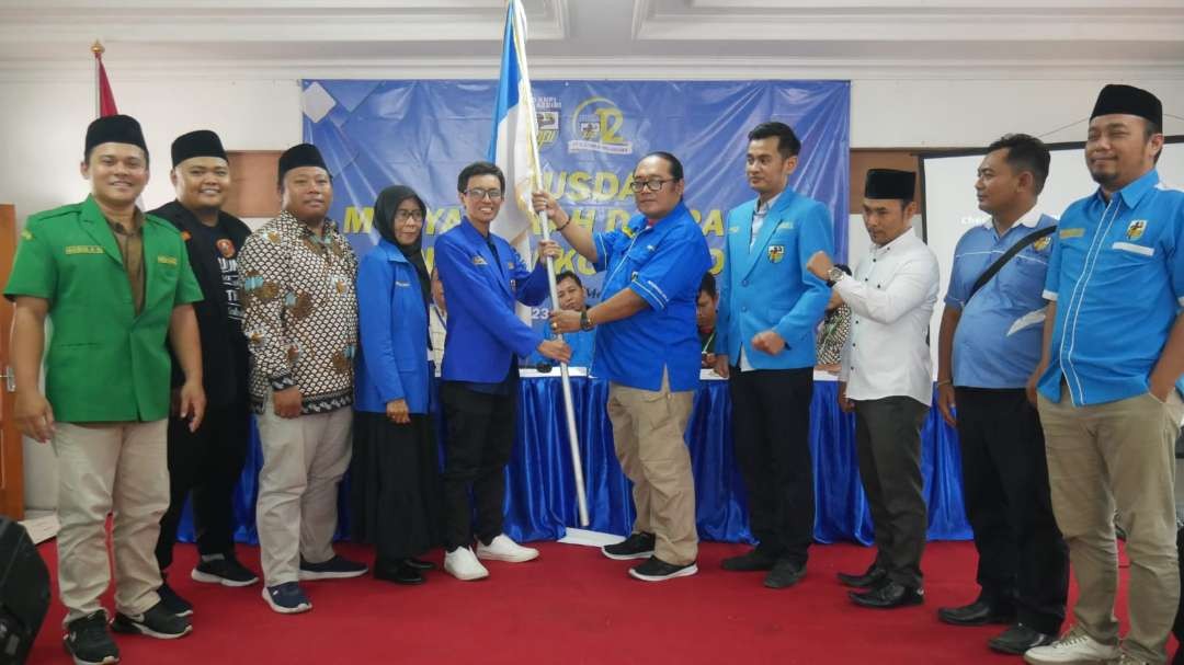 Munjidul Ibad terpilih secara aklamasi sebagai Ketua Dewan Perwakilan Daerah (DPD) Komite Nasional Pemuda Indonesia (KNPI) Kota Kediri melalui Musda ke-XII. (Foto: Istimewa)
