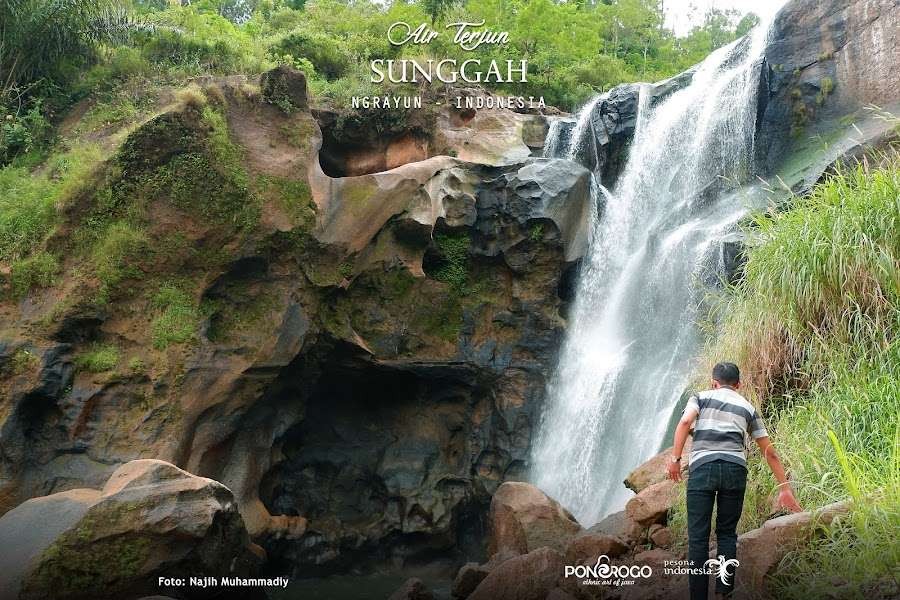 Air Terjun Sunggah salah satu tempat wisata yang berada di Desa Selur Kecamatan Ngrayun Kabupaten Ponorogo, Jawa Timur,  (Foto: dok. ponorogo.go.id)
