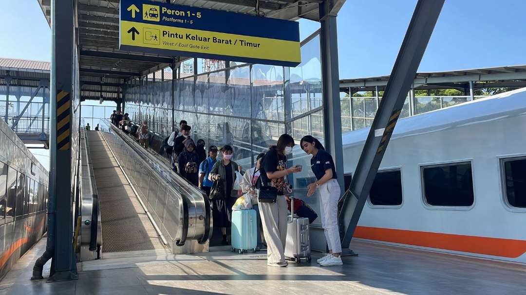 Sebanyak 22.100 penumpang pun dijadwalkan tiba di stasiun kereta api wilayah Daop 8 Surabaya, Senin 1 Januari 2024,hari ini. (Foto: Dok PT KAI Daop 8 Surabaya)