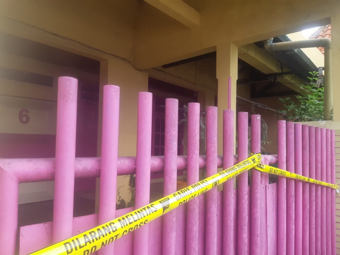 Lokasi kejadian pembunuhan dan mutilasi istri di Kota Malang (Foto: Lalu Theo/Ngopibareng.id)