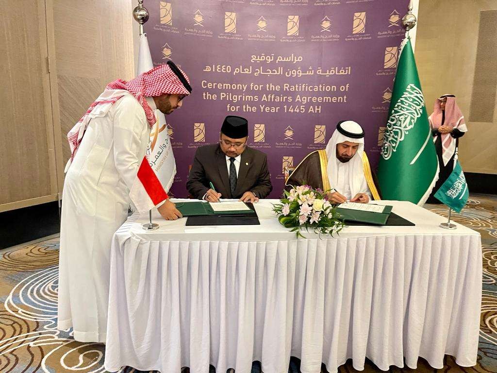 Pemerintah Republik Indonesia bersama Pemerintah Kerajaan Arab Saudi telah menandatangani kesepakatan perhajian (Ta'limatul Hajj). (Foto: Istimewa)