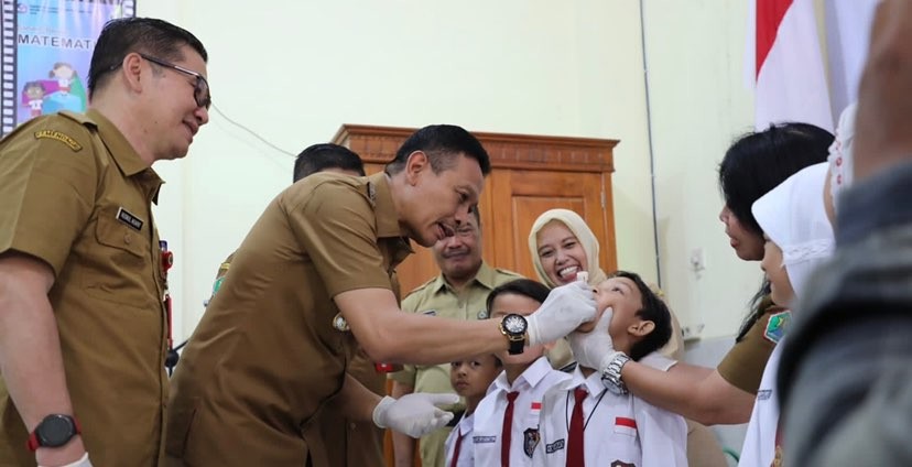 Pelaksanaan Pekan Imunisasi Nasional (PIN) Polio di Kota Malang (Foto: Humas Pemkot Malang)