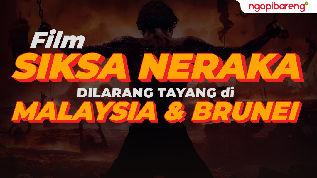 Film horor Siksa Neraka sukses di Tanah Air, dilarang tayang di bioskop Malaysia dan Brunei Darussalam. (Ilustrasi: Chandra Tri Antomo/Ngopibareng.id)