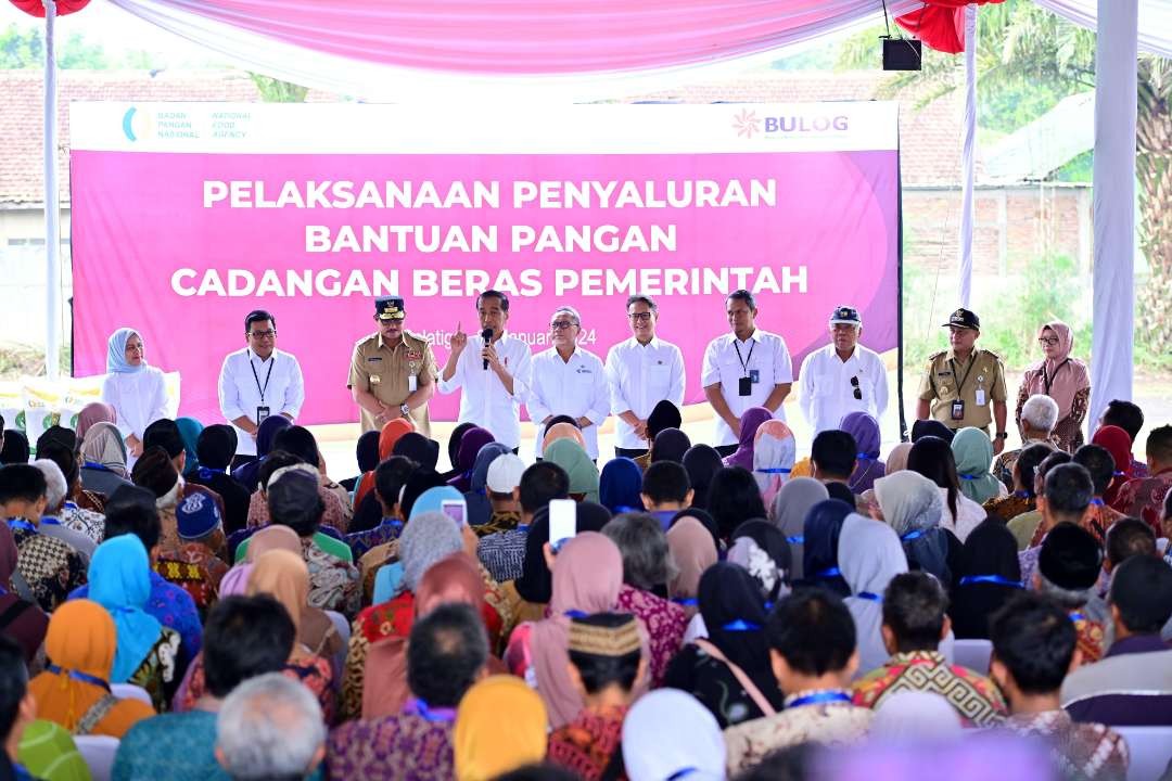 Kunjungan kerja Presiden Jokowi ke Provinsi Jawa Tengah, Senin 22 Januari 2024. (Foto: BPMI/Muchlis Jr)