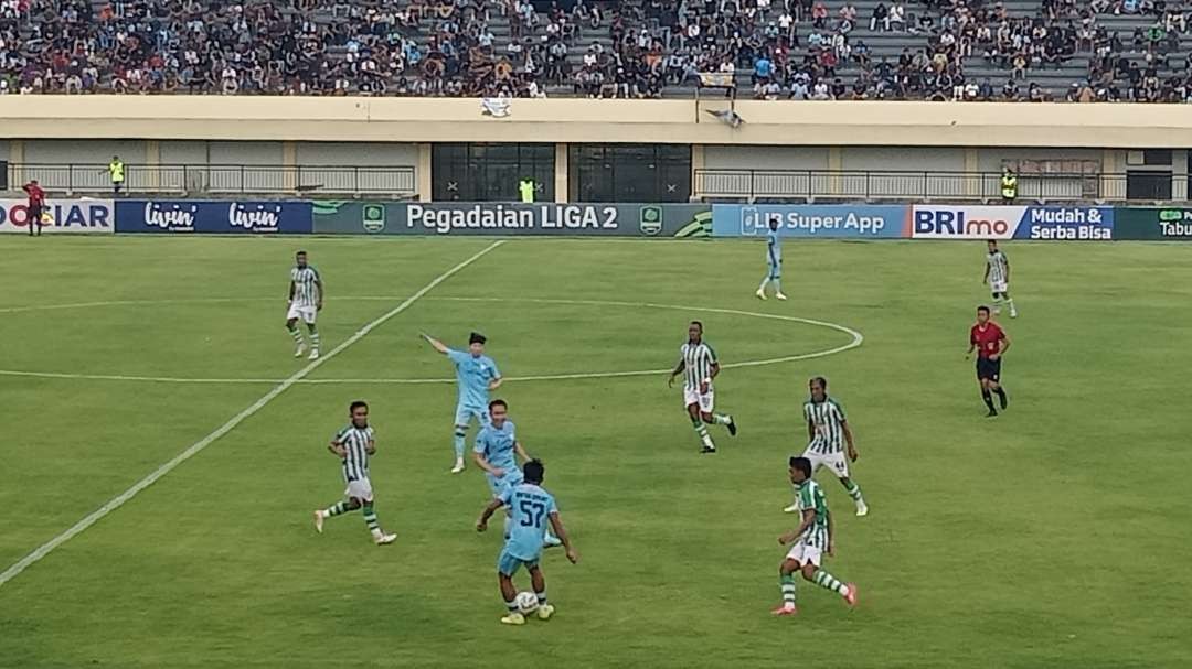 Laga Persela Lamongan melawan Deltras FC di Stadion Tuban Sport Center (TSC) berakhir imbang tanpa gol. (Foto: Khoirul Huda/Ngopibareng.id)