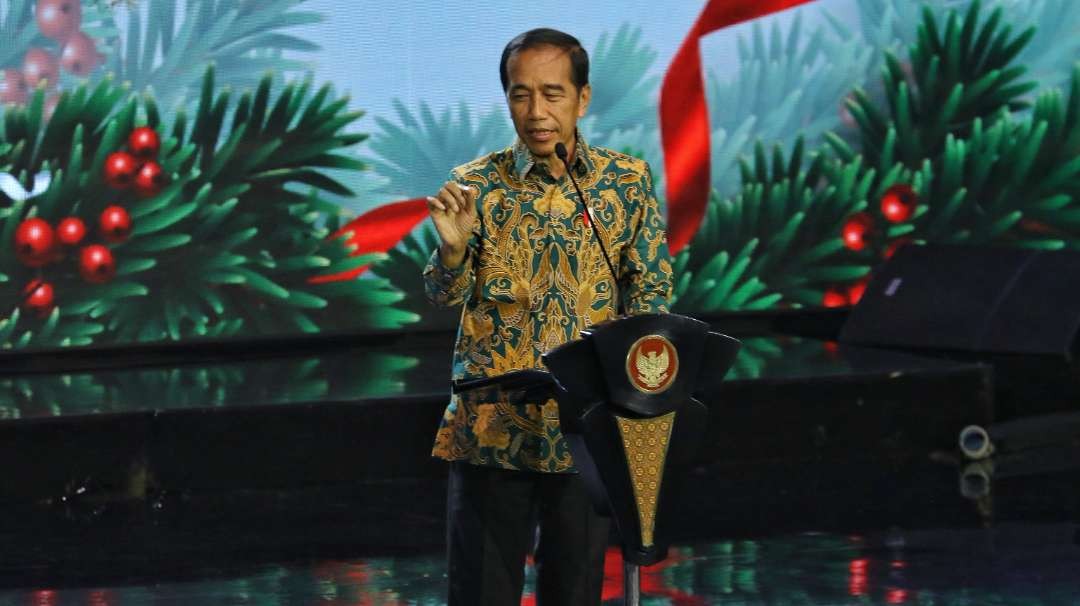 Presiden Joko Widodo mengatakan presiden boleh berpihak di Pilpres. (Foto: Fariz Yarbo/Ngopibareng.id)
