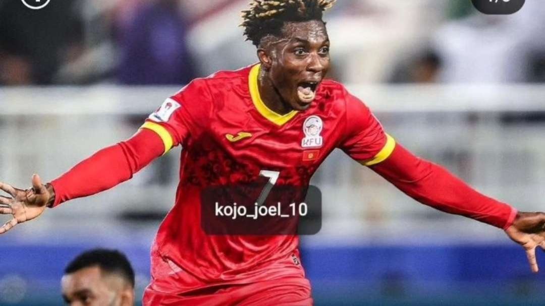 Joel Kojo striker Kirgistan dianggap netizen sebagai pahlwan Timnas Indonesia, setelah lolos ke 16 besar Piala Asia 2023. (Foto: Istimewa)