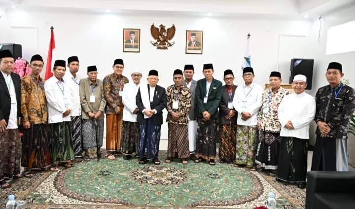 Wapres KH Ma'ruf Amin bersama ulama Pati Jawa Tengah (Foto: Setwapres)