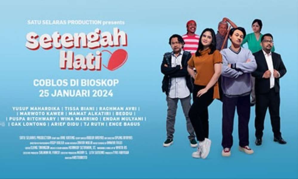 Film Setengah Hati bergenre drama komedi. (Foto: Instagram)
