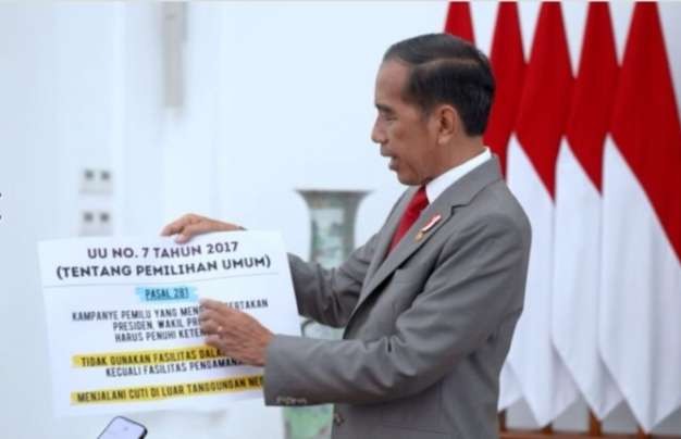 Presiden Jokowi memperjelas tentang Usul Pemilu yang memperbolehkan Presiden berkampanye (Foto: Setpres)