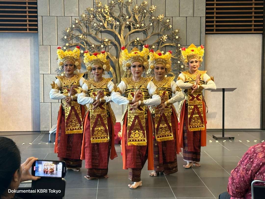 KBRI Tokyo kerja sama dengan Badan Pelestarian Pusaka Indonesia (BPPI) gelar Pergelaran Seni Budaya dan Lokakarya Tari Palegongan Rajapatni. (Foto: Dok KBRI Tokyo)