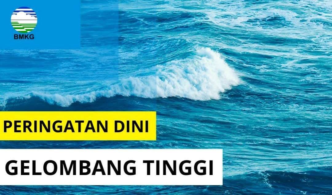 BMKG menyampaikan peringatan dini gelombang tinggi di perairan Indonesia, Minggu hingga Senin, 4-5 Februari 2024 pukul 07.00 WIB. (Foto: Instagram @infobmkg)