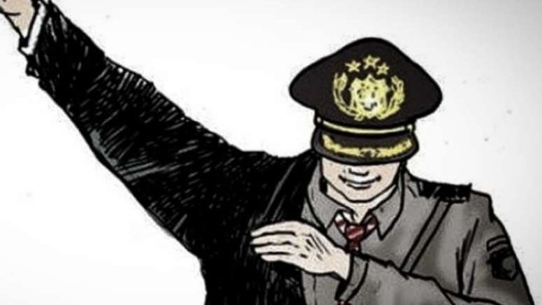 Polisi dan aparat negara, dalam ilustrasi.