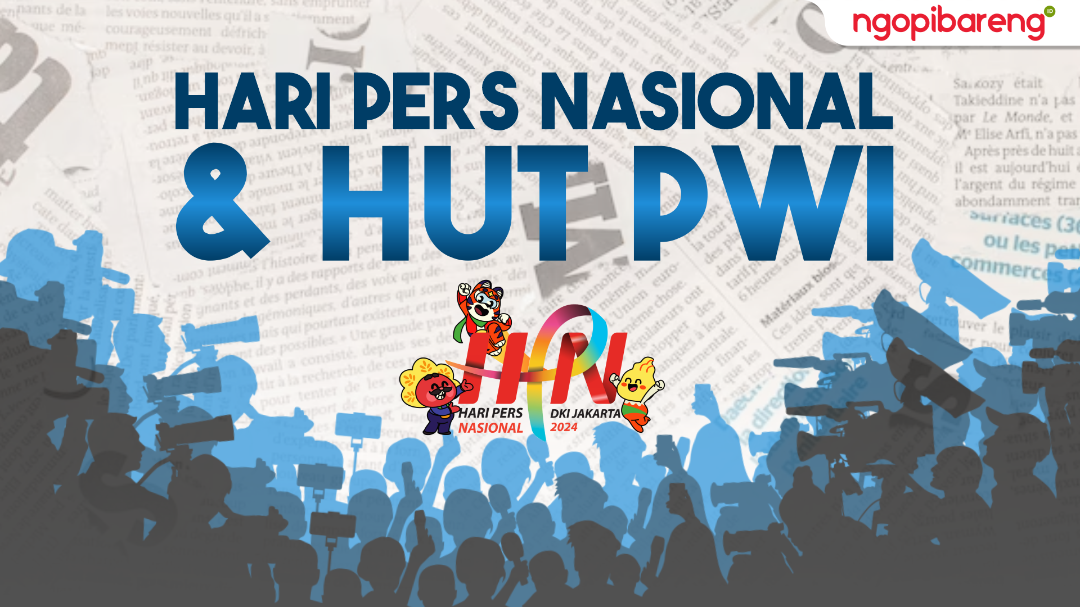 Hari Pers Nasional dan HUT PWI, Jumat 9 Februari 2023. (Ilustrasi: Chandra Tri Antomo/Ngopibareng.id)