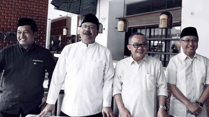 Sekretaris Jenderal PBNU Saifullah Yusuf dan Sekretaris Umum PP Muhammadiyah, Abdul Mu'ti di Jakarta.(Foto:ltn-pbnu)i