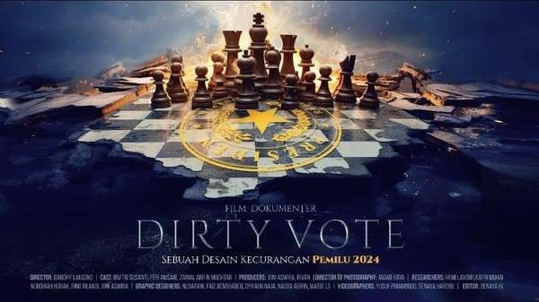 Film dokumenter Dirty Vote tembus jumlah penonton 10 jutaan, Senin 12 Februari 2024. (Foto: YouTube)
