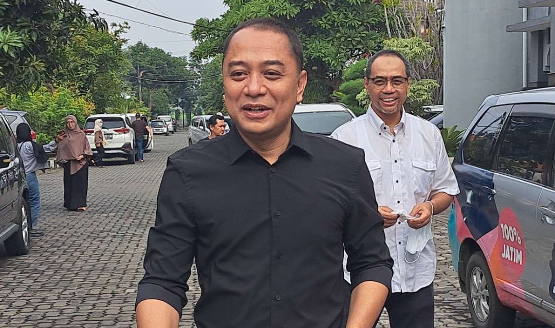 Walikota Surabaya, Eri Cahyadi isyaratkan Kembali maju di Pilkada 2024. (Foto: Pita Sari/Ngopibareng.id)