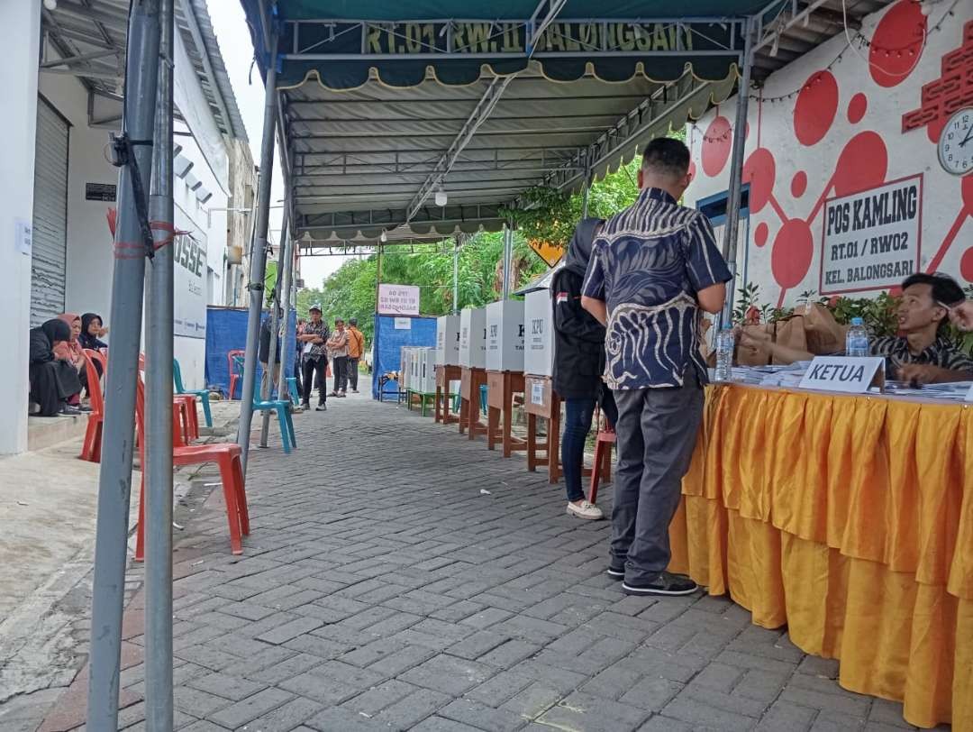 Salah satu TPS di Surabaya yang berpotensi melakukan pemungutan suara ulang. (Foto: istimewa)