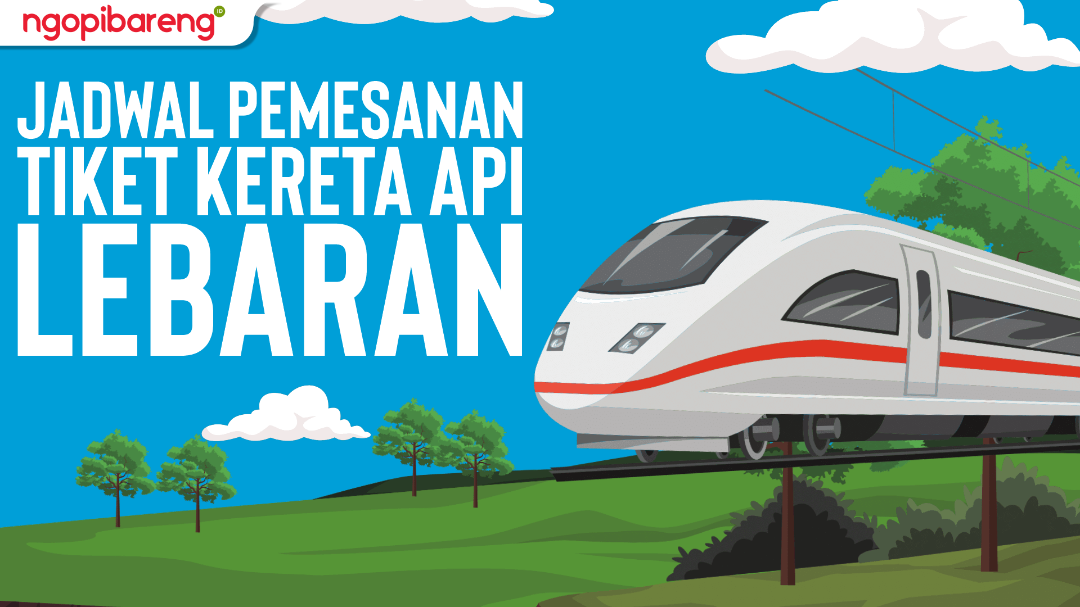 Tiket kereta api Lebaran sudah bisa dipesan mulai saat ini. (Ilustrasi: Chandra Tri Antomo/Ngopibareng.id)