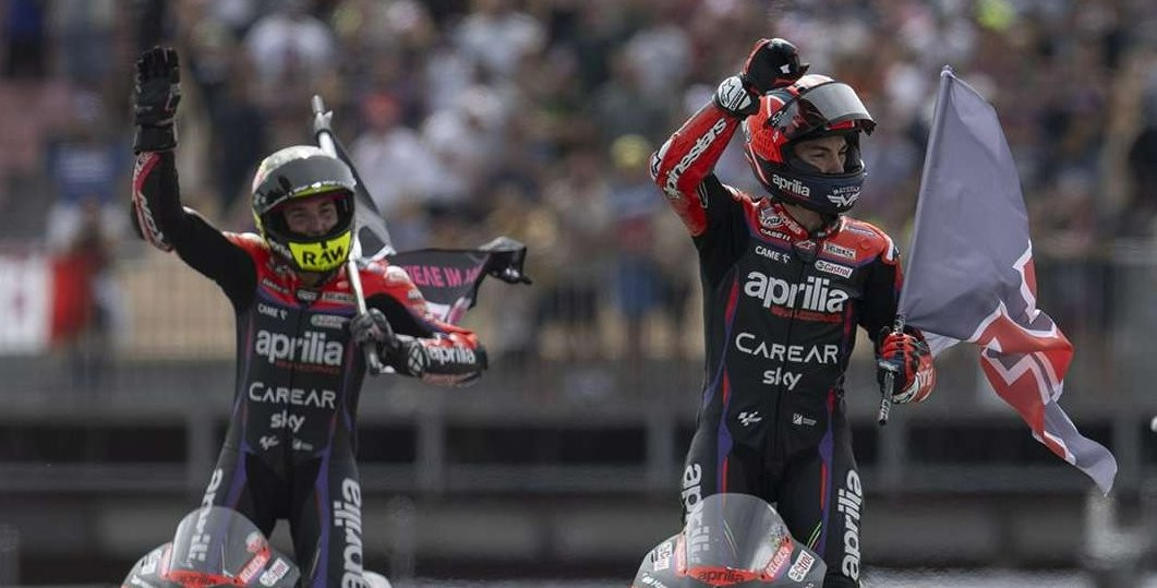 Dua pembalap Aprilia, Aleix Espargaro dan Maverick Vinales akan berjuang untuk meraih hasil terbaik di MotoGP 2024