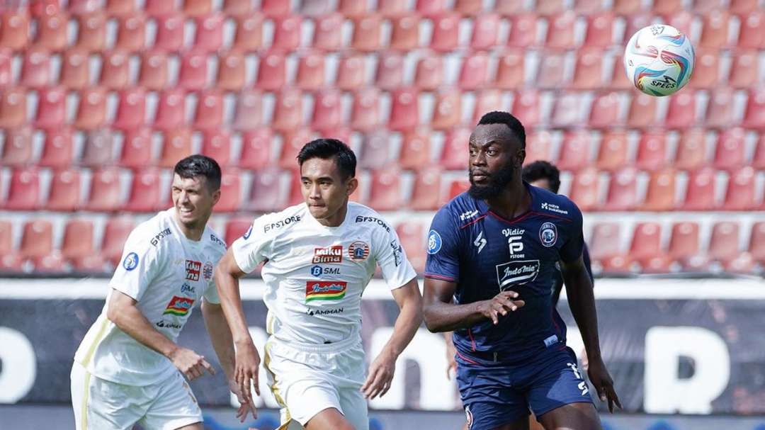 Arema FC berhasil menang 3-2 atas Persija dalam laga lanjutan BRI Liga 1 2023/2024 di Stadion Kapten I Wayan Dipta, Gianyar, Bali, pada Senin, 26 Februari 2024. (Foto: Dokumentasi Arema FC)