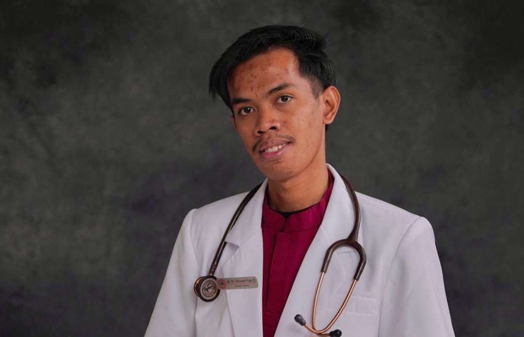 Pemuda asal NTT, M. Ikhwan Fajri jadi dokter untuk Agen Perubahan. (Foto: Dok Unusa)