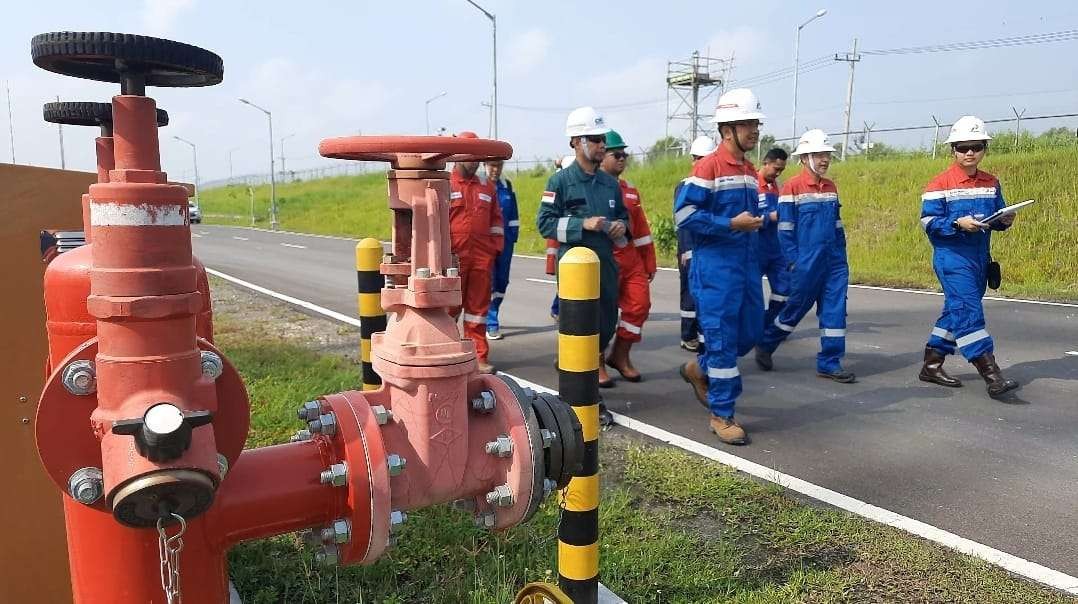 Fase Operasi Gas Jambaran Tiung Biru Dimulai Tahun 2024 Ini di fasilitas produksi Lapangan Gas JTB, Desa Bandungrejo, Ngasem, Bojonegoro, Jawa Timur. (Foto: dok. Istimewa)