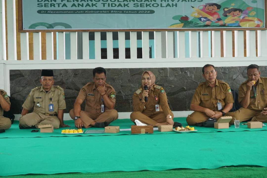 Wakil Bupati Blora dalam kegiatan advokasi pencegahan yang diadakan di Kecamatan Jati belum lama ini.