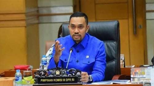 Crazy rich Tanjung Priok sekaligus Bendahara Umum Partai NasDem dan Wakil Ketua Komisi III DPR RI, Ahmad Sahroni dipanggil KPK sebagai saksi kasus Syahrul Yasin Limpo. (Foto: Istimewa)