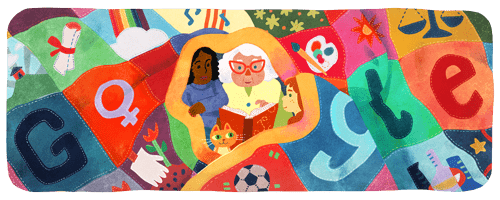 Google Doodle merayakan International Women's Day, Jumat 8 Maret 2024. (Foto: Google)