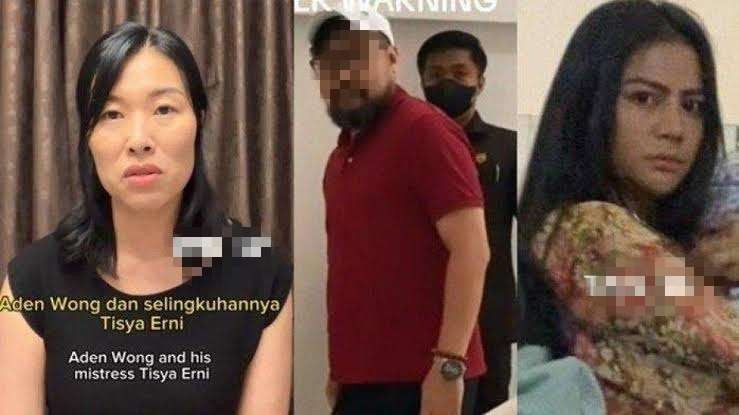Amy, warga negara Korea Selatan, bongkar perselingkuhan suaminya, Aden Wong, warga negara Singapura, dengan pedangdut Tisya Erni. (Foto: Istimewa)