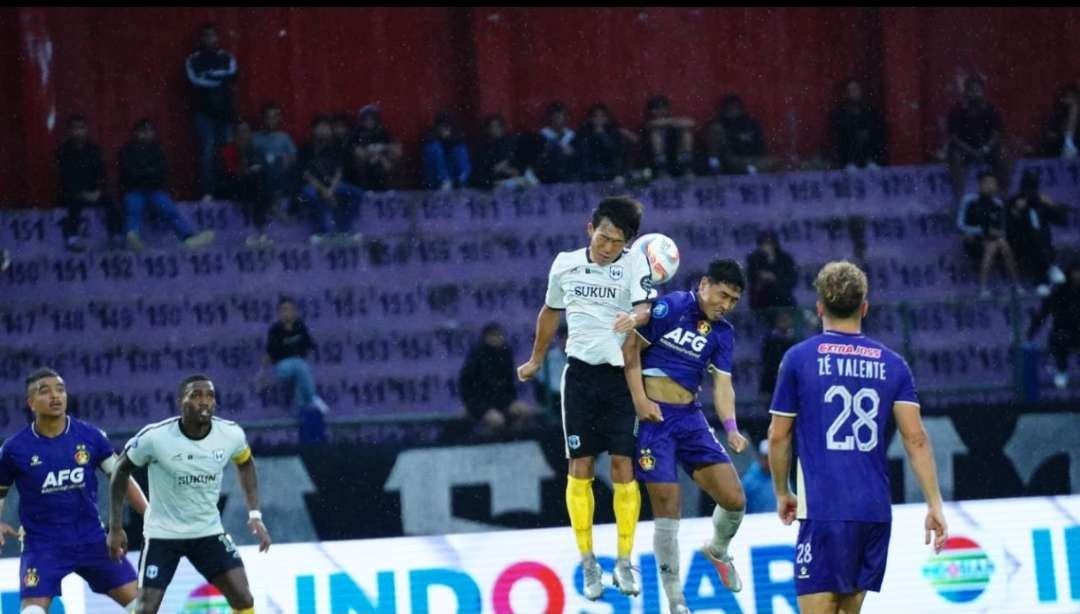 Susah payah Persik Kediri harus mengalahkan RANS Nusantara FC. Skor 4-3 pada laga pekan ke 28 Liga 1 2023/2024. (Foto: Istimewa)
