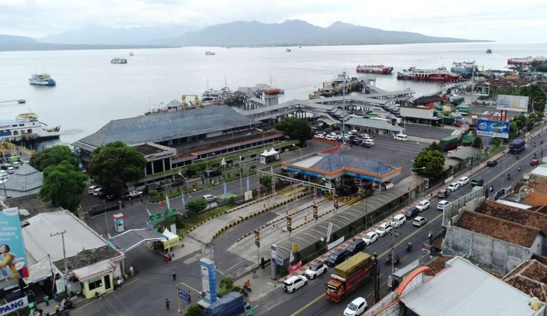 Pelabuhan Ketapang dari pantauan udara (foto: istimewa)