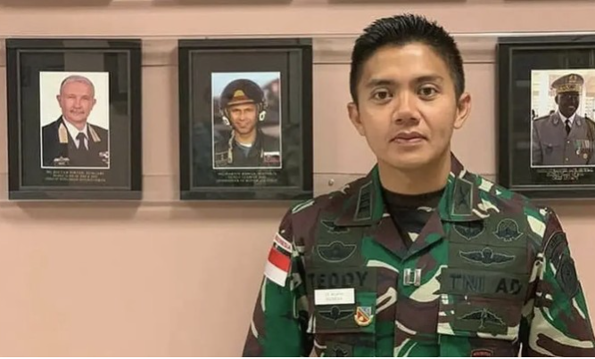 Ajudan Menteri Pertahanan Prabowo Subianto, Mayor Infanteri Teddy Indra Wijaya, diangkat sebagai Wakil Komandan Batalyon Dirgahayu. (Foto: Instagram)