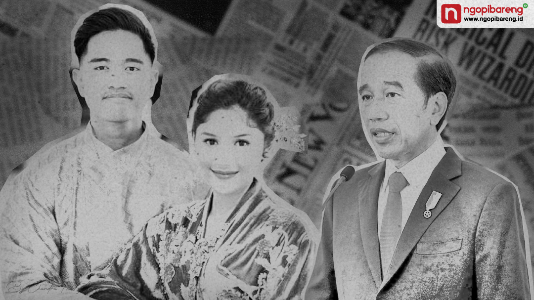 Satu demi satu, anak-menantu Jokowi jadi politisi. Terbaru, Erina Gudono, istri Ketum PSI Kaesang Pangarep diisukan bakal calon Bupati Sleman. (Foto: Ilustrasi/Ngopibareng.id)