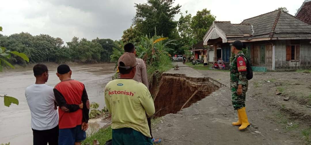 Longsor terjadi di Desa Panolan, Kecamatan Kedungtuban. (Foto: Istimewa)
