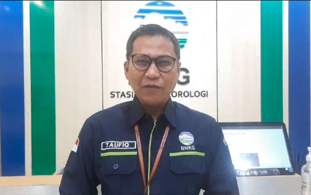 Kepala BMKG Juanda, Taufiq Hermawan (foto : Aini/Ngopibareng.id)