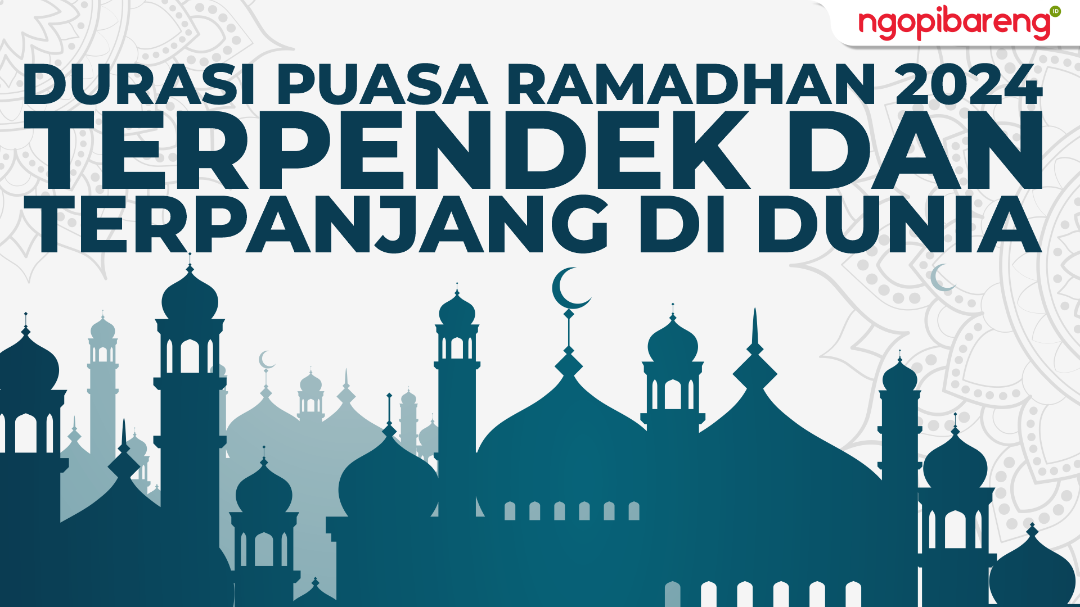 Menghitung durasi puasa Ramadan 2024 terpendek dan terpanjang di dunia. (Ilustrasi: Chandra Tri Antomo/Ngopibareng.id)