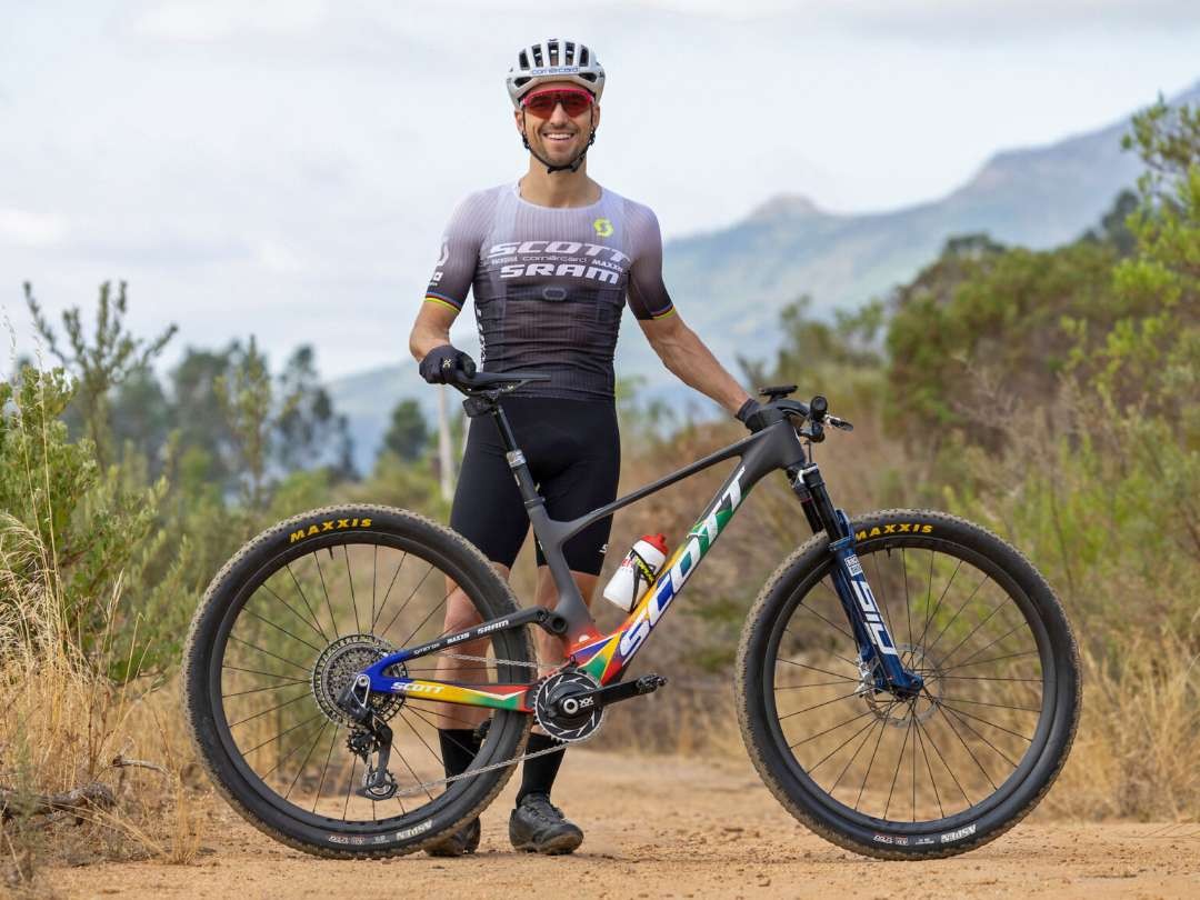 Sott RC 120 mm edisi Cape Epic Afika Selatan milik Nino Schurter yang akan dibuat replikanya 2 buah dan dilelang untuk badan kemanusiaan World Bicycle Relief. (Foto: Istimewa)