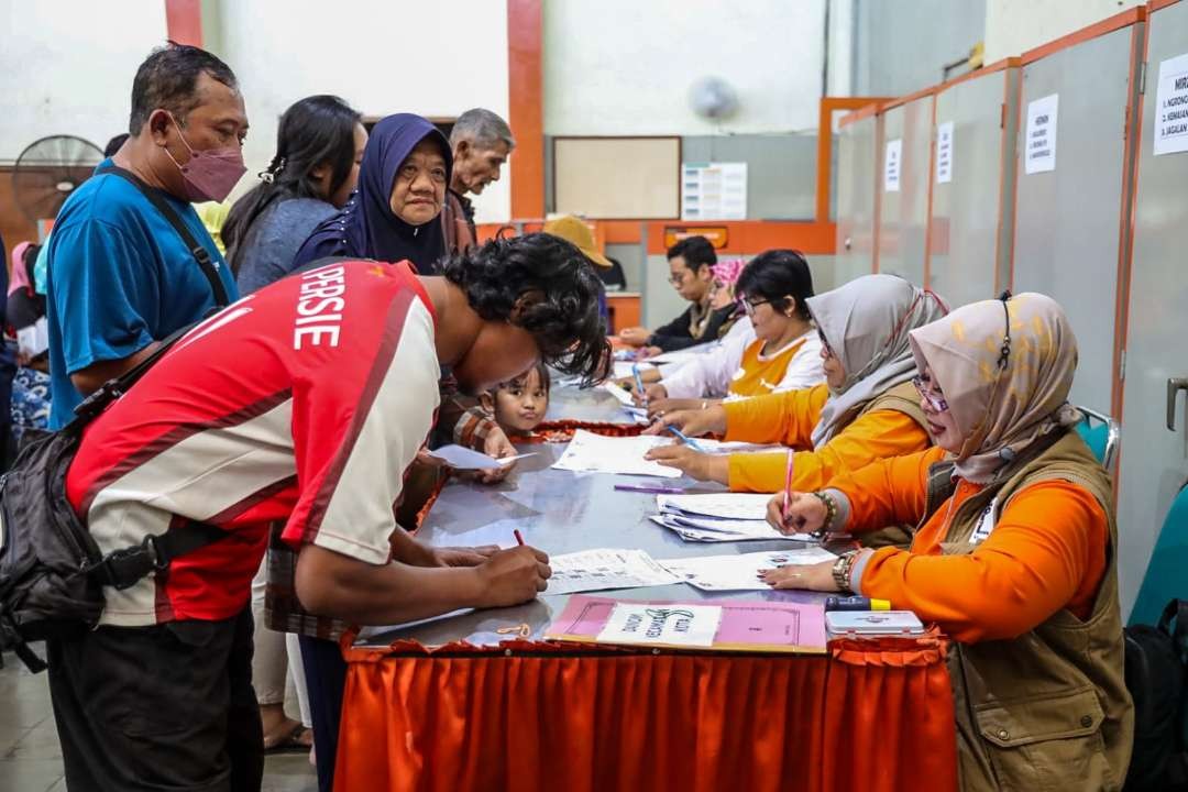 Pemerintah Kota Kediri kembali memonitoring penyaluran bantuan sosial bagi PKH susulan dan program sembako. (Foto: Istimewa)
