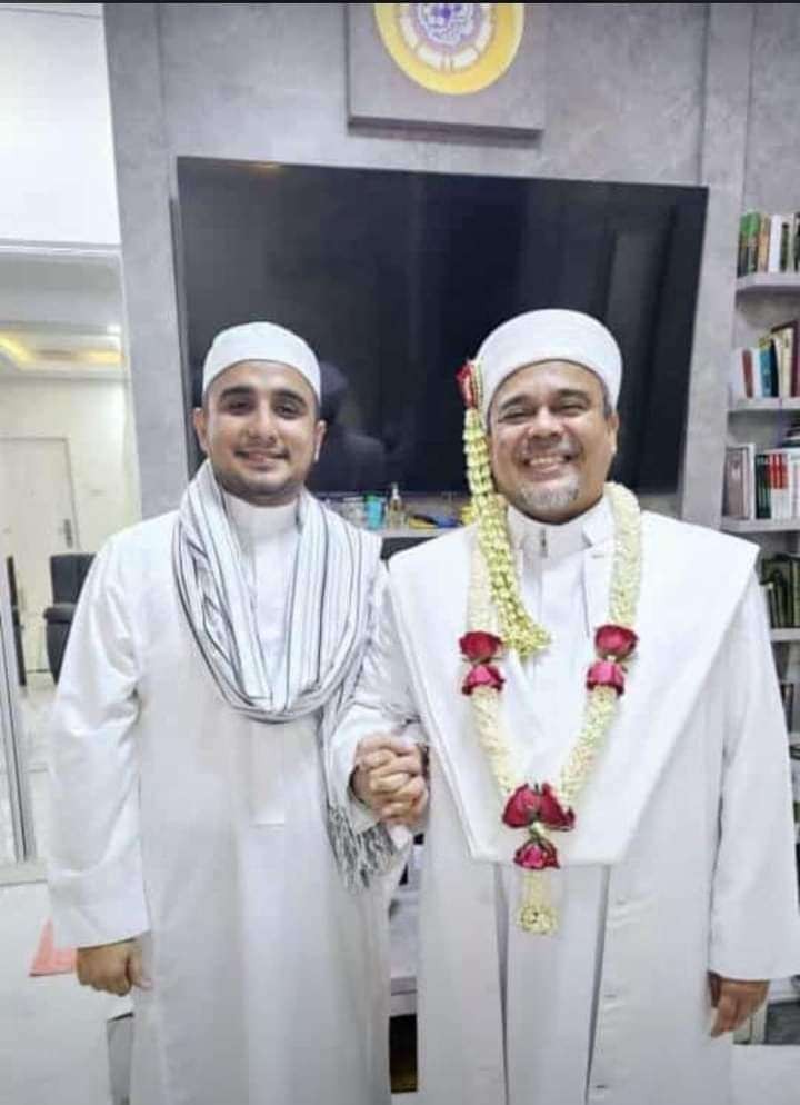Habib Rizieq menikah lagi dengan Syarifah Mona Hasina Alaydrus, Sabtu 23 Maret 2024. (Foto: X)