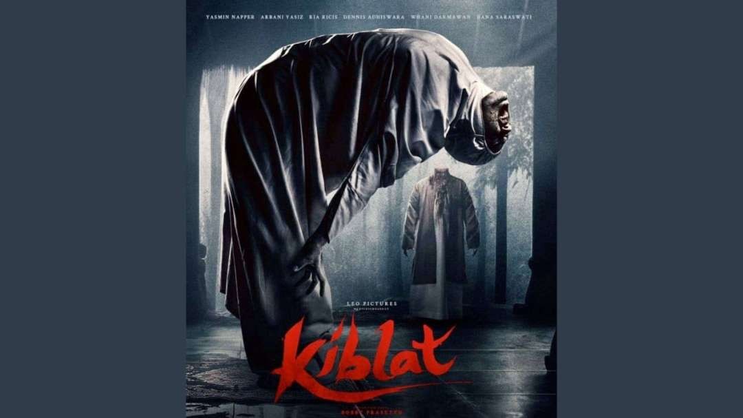 Poster film Kiblat sudah ditarik dari promosi di beberapa platform. (Foto: Leo Pictures)