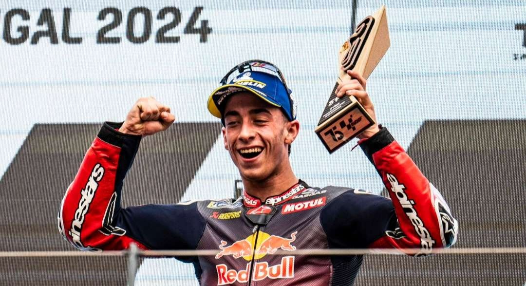 Pedro Acosta berhasil naik podium ketiga hanya dalam dua balapan MotoGP-nya